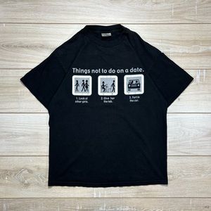 Vintage Y2K Funny Graphic tee size L